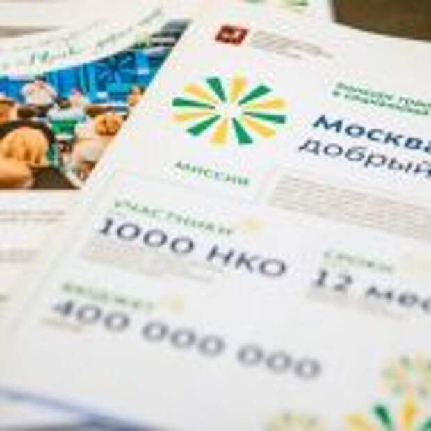 Более 300 НКО соцсферы подали заявки на гранты правительства Москвы. Фото: Департамент труда и социальной защиты населения города Москвы. mos.ru