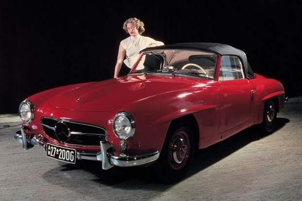 Mercedes-Benz 190 SL празднует круглую дату (9 фото)