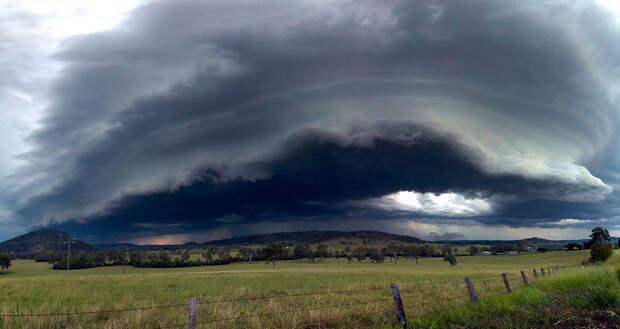 Выступающие облака