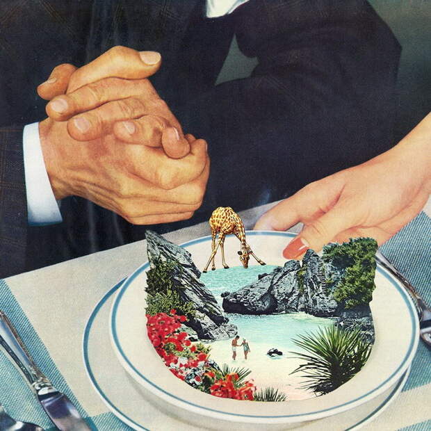 Яркие коллажи Eugenia Loli