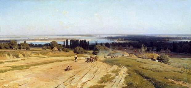 Орловский - Вид на Украине. 1883