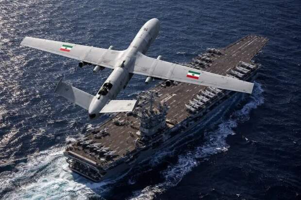 Иранский дрон, отслеживающий авианосец США, сбит истребителем F-35