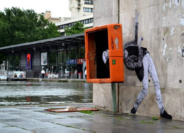 Уличный художник Levalet Уличный художник Levalet