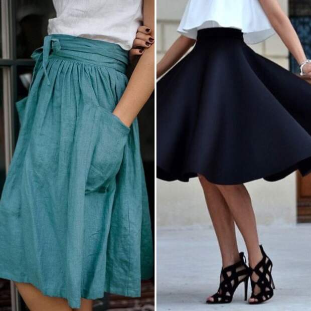 Летние юбки: Шьем стильные модели без лишних хлопот. Два простых, но элегантных варианта