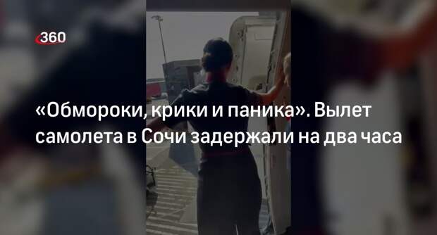 Певица Дайнега показала кадры из задержанного на два часа в Сочи самолета