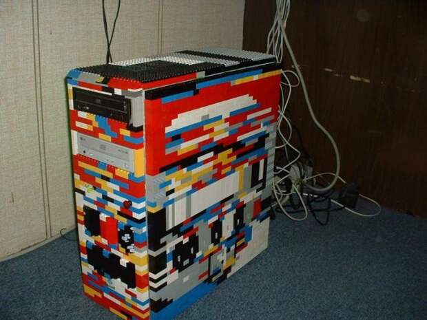 Системный блок, тюнингованный Lego быт, интересно, конструктор, лего