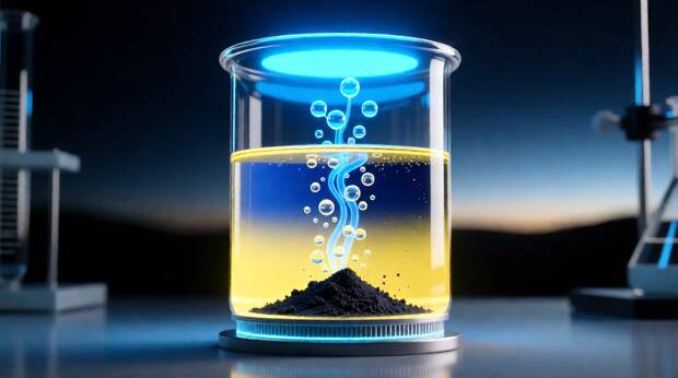 Жидкостная система накапливает энергию и отдает водород без энергозатрат