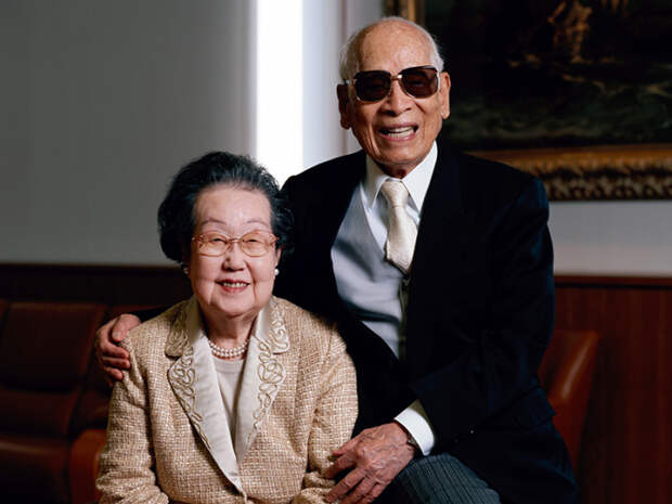 Всю жизнь, до самой старости, короля лапши поддерживала его верная жена Масако. /Фото:nippon.com