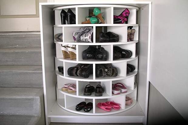 Удобные системы для организации хранения обуви в прихожей