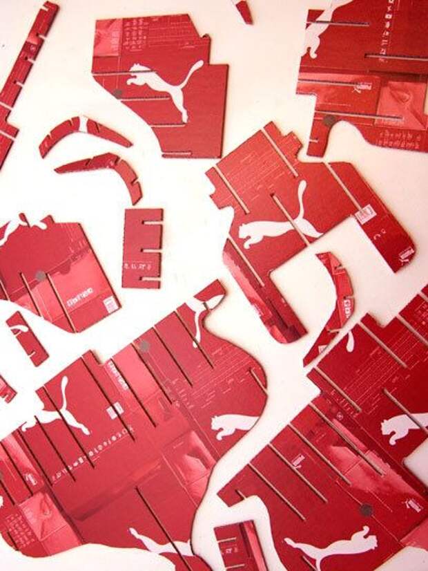 Болид F1 из картонных коробок (7 фото+видео)