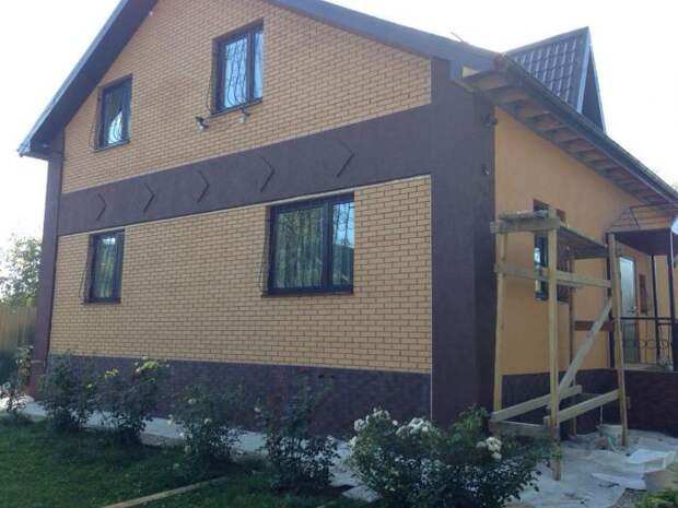 Косметический ремонт фасада дома, утепление загородного дома
