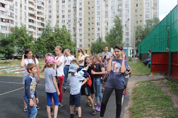 Флешмоб. Фото: ДТ «Ховрино»