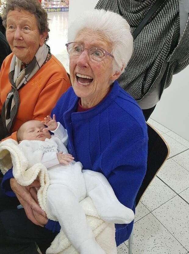 Счастливая прабабушка