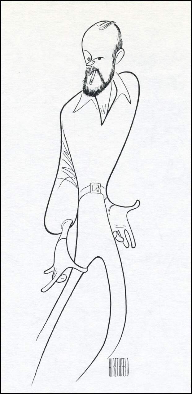Карикатурист Al Hirschfeld и его &quot;безобидное сумасшествие&quot; карикатура, карикатурист, рисунки