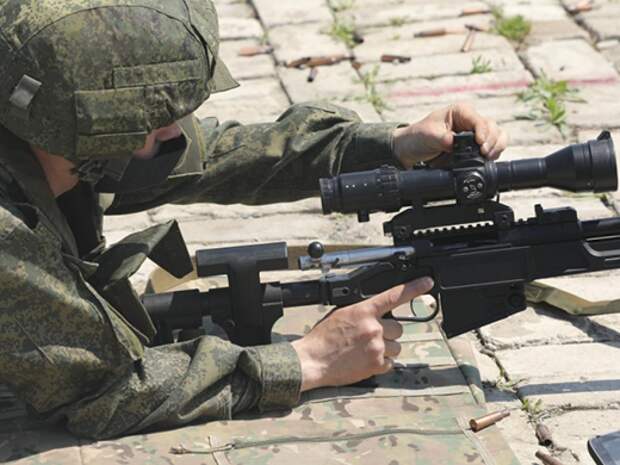 Союзные силы применяют на Украине снайперскую винтовку "Опустошитель"