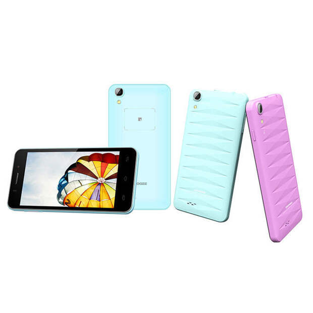 Doogee Valencia DG800 MTK6582 Quad core 1GB 8GB 13.0MP 4.5 inch IPS Android 4.4 OTG OTA 6 colous