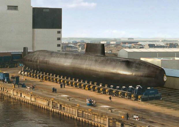 Атомная подводная лодка под названием - Астьют, Великобритания.