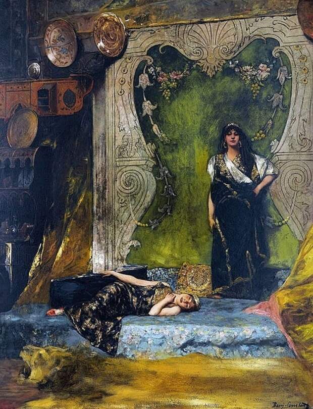 художник Жан-Жозеф Бенжамен-Констан (Jean-Joseph Benjamin-Constant) картины – 10