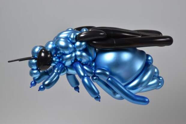 Замысловатые и потрясающие скульптуры животных из воздушных шаров
