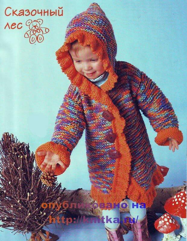 Вязание спицами капора