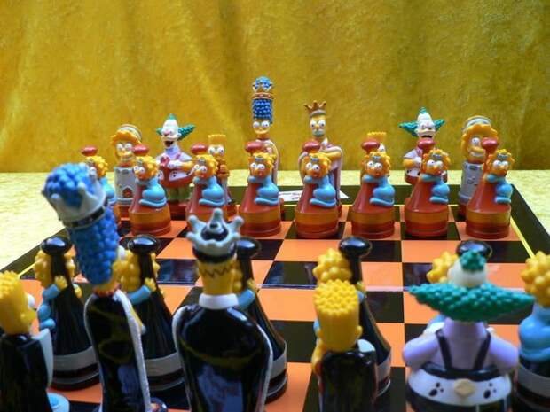 Симпсоны искусство, красота, мастерство, невероятное, талант, шахматы
