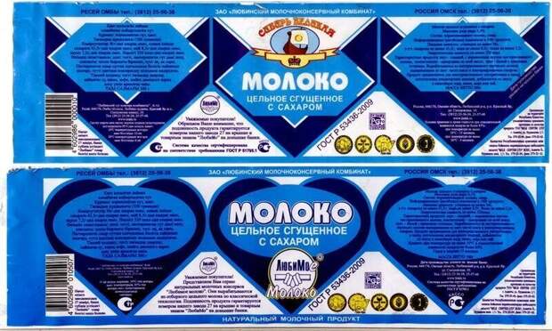 Любопытное о сгущенном молоке