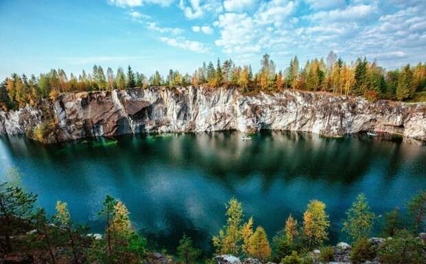 Мраморный каньон Рускеала, Карелия красоты природы, природа, природа России, путешествие по России