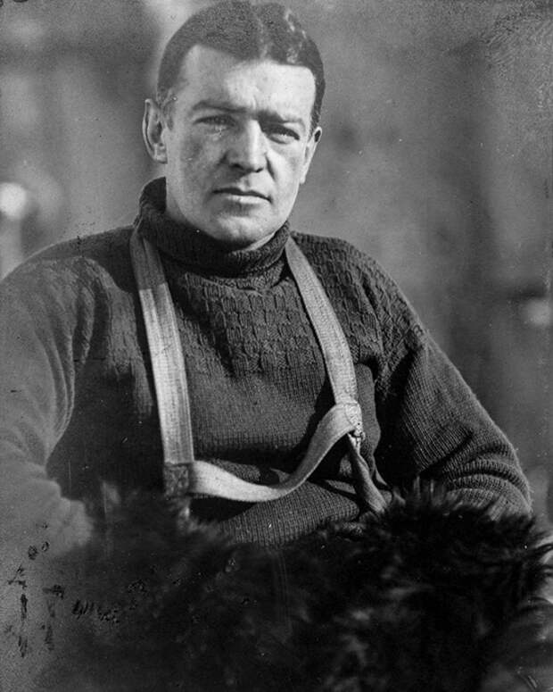 Эрнест Шеклтон во время экспедиции.