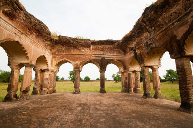 The pavilion in Burhanpur where Mumtaz Mahal's body lay for six months.