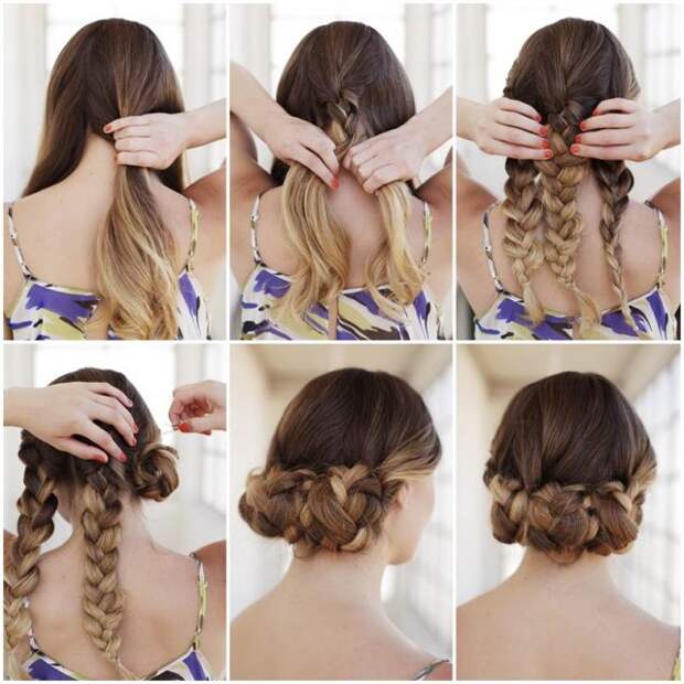 Creative-Ideas-DIY-Easy-Braided-Updo-Hairstyle