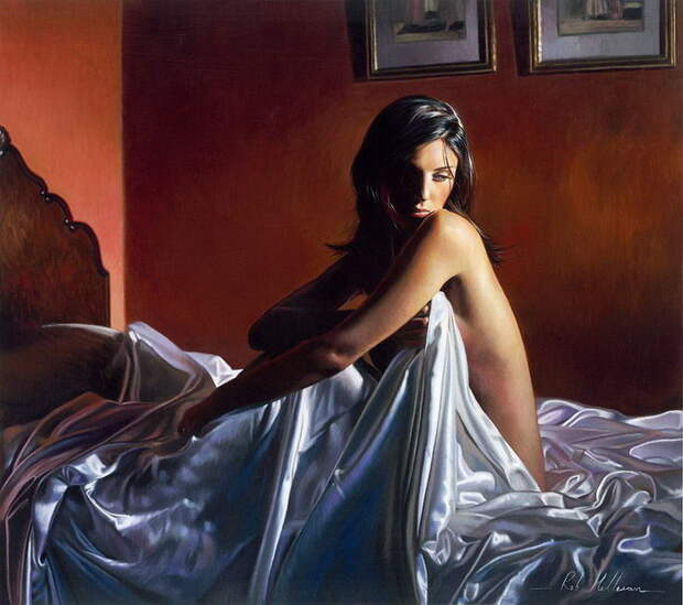 Красивые женщины на картинах Rob Hefferan