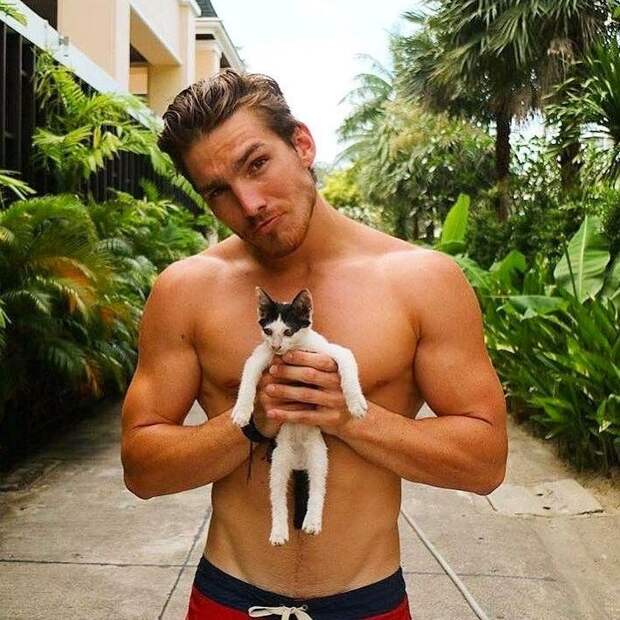 Горячие парни с котиками, Hot Dudes With Kittens