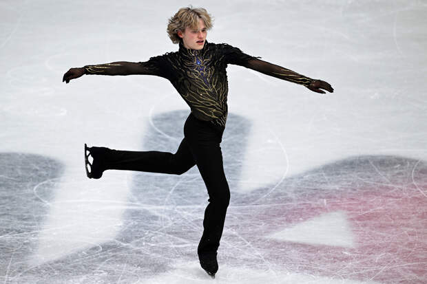 Илья Малинин с произвольной программой мужского одиночного катания на XXV зимних Олимпийских играх в Милане, 13 февраля 2026 года