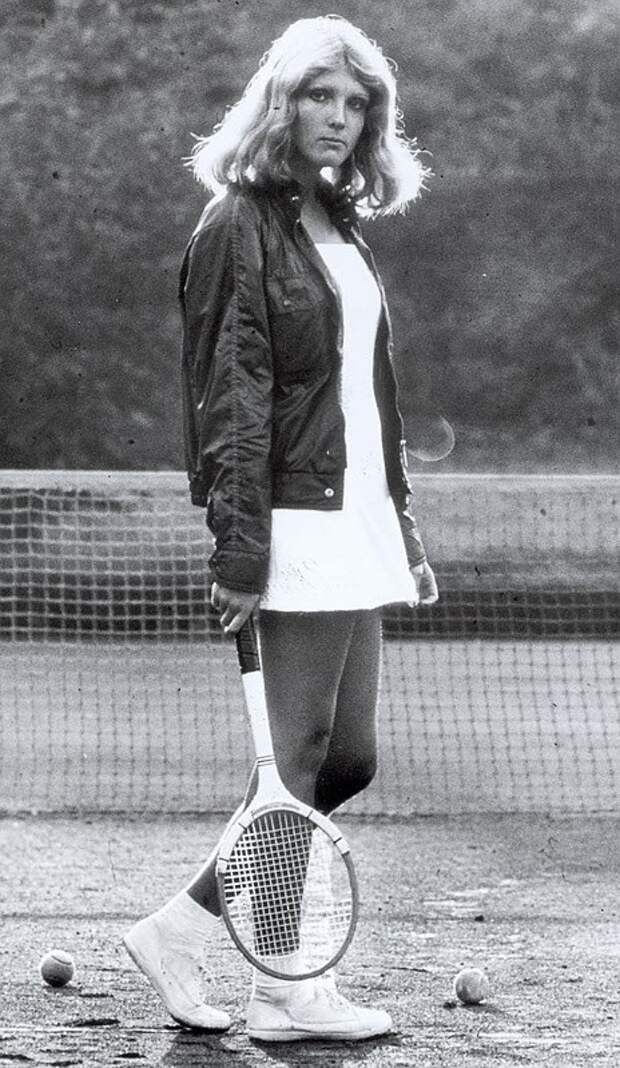 История одной фотографии: Теннисистка теннис, теннисистка, фото