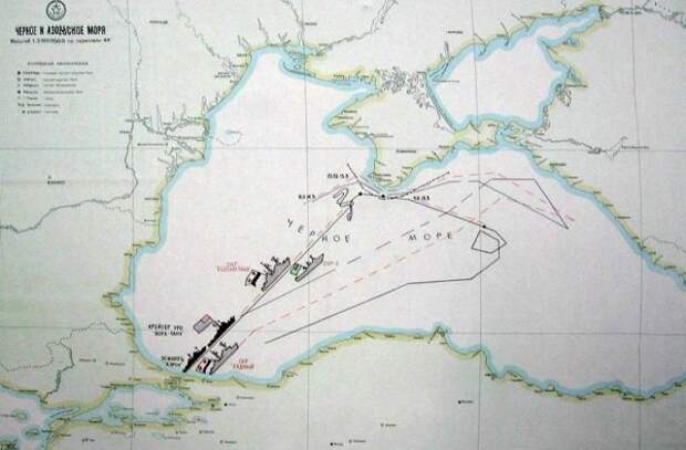 Американцы показывали "факи", а советские моряки протаранили их корабли
