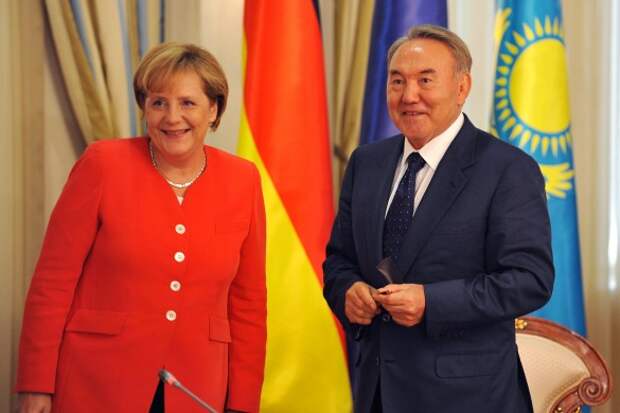 Ангела Меркель и Нурсултан Назарбаев. Фото: www.globallookpress.com