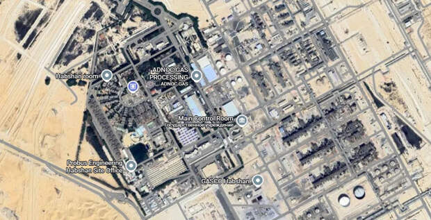 В ОАЭ поражён крупнейший газовый комплекс Хабшан, говорят о «падении обломков»