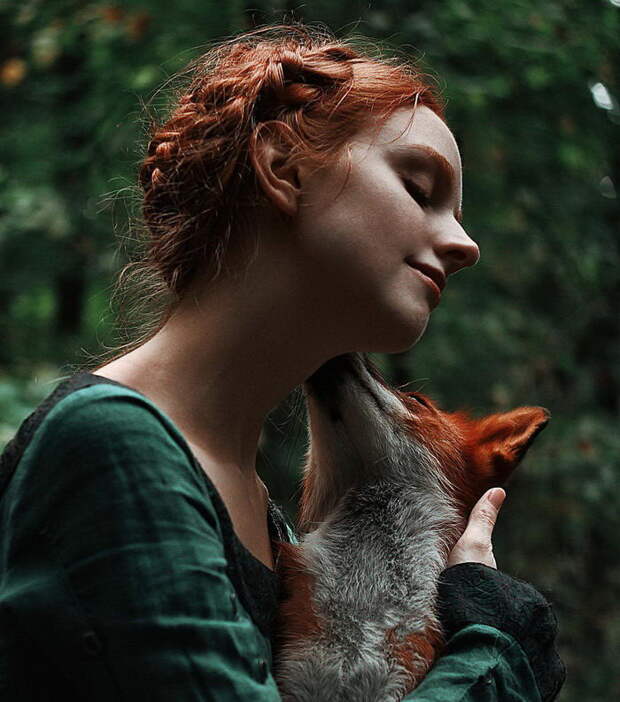 Две лисицы: серия портретов Alexandra Bochkareva