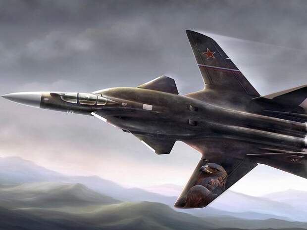 1945: истребитель Су-47 "Беркут" РФ с крыльями задом наперёд впечатлил Запад