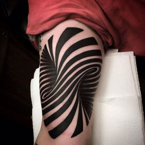 Schwarzes loch tattoo