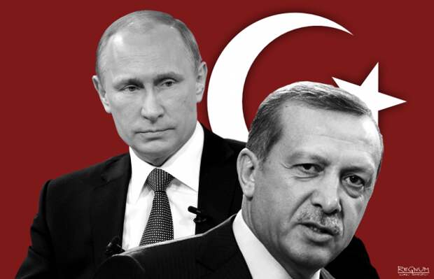 Владимир Путин и Реджеп Тайип Эрдоган 
