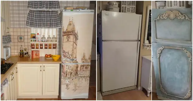 Декор старого холодильника своими руками – вторая жизнь техники!
