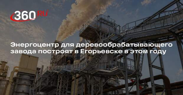 Энергоцентр для деревообрабатывающего завода построят в Егорьевске в этом году