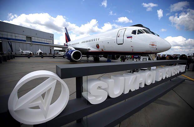 Самолет SSJ-100 Sukhoi Business Jet Самолет SSJ-100 Sukhoi Business Jet. Фото: Станислав Красильников/ТАСС