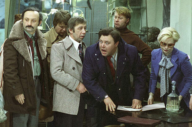 Кадр из фильма «Гараж», 1979 г.