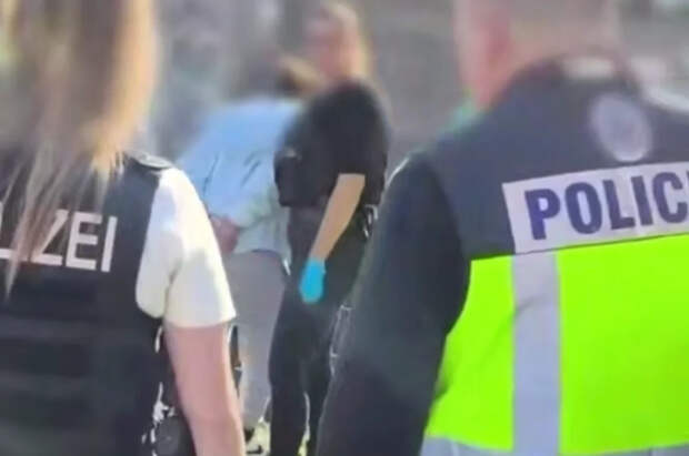 В Сети появились кадры задержания в ФРГ подозреваемого в убийстве Портнова