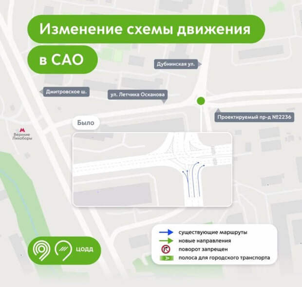 Схема ЦОДД: Было