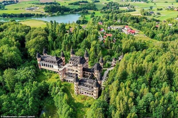 Замок Лапалице в одноименной деревне, Польша