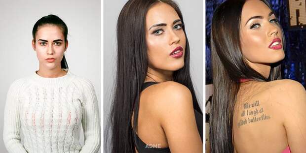 Как макияж превращает обычных людей в знаменитостей