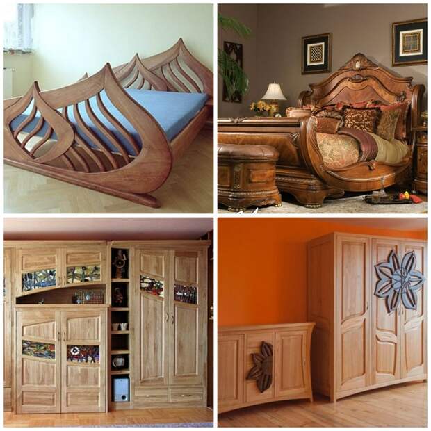 Примеры необычных деревянных элементов в интерьере
